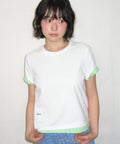 韓國 Ronron Mini Label Crop Short Sleeve【RR005】