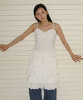韓國 Ronron Ribbon Frill Sleeveless【RR012】