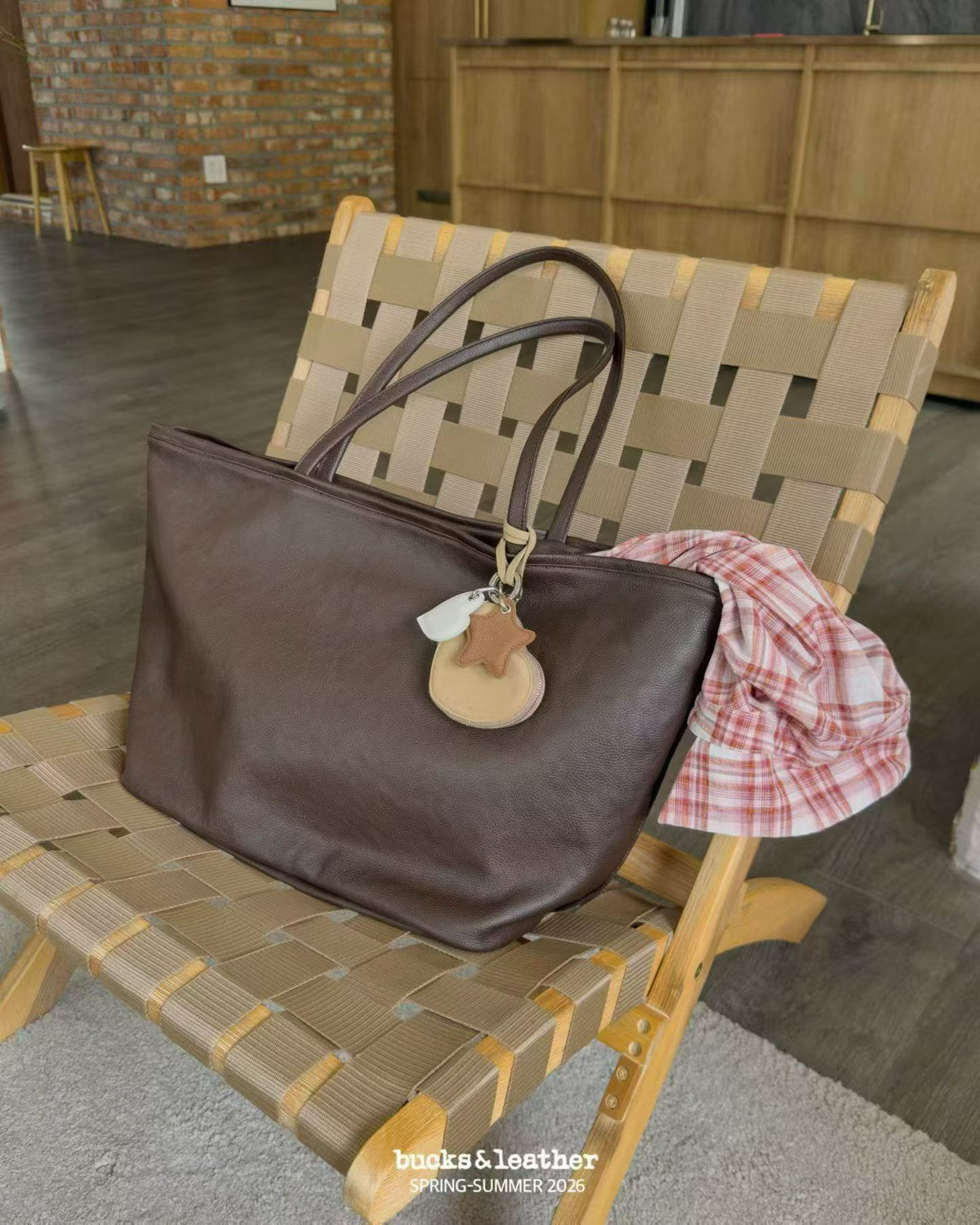 韓國 Bucks & Leather 26SS 超長托特包【SM2363】