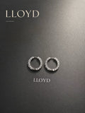 韓國 Lloyd 銀包銅 18mm 網球耳環【SM2422】