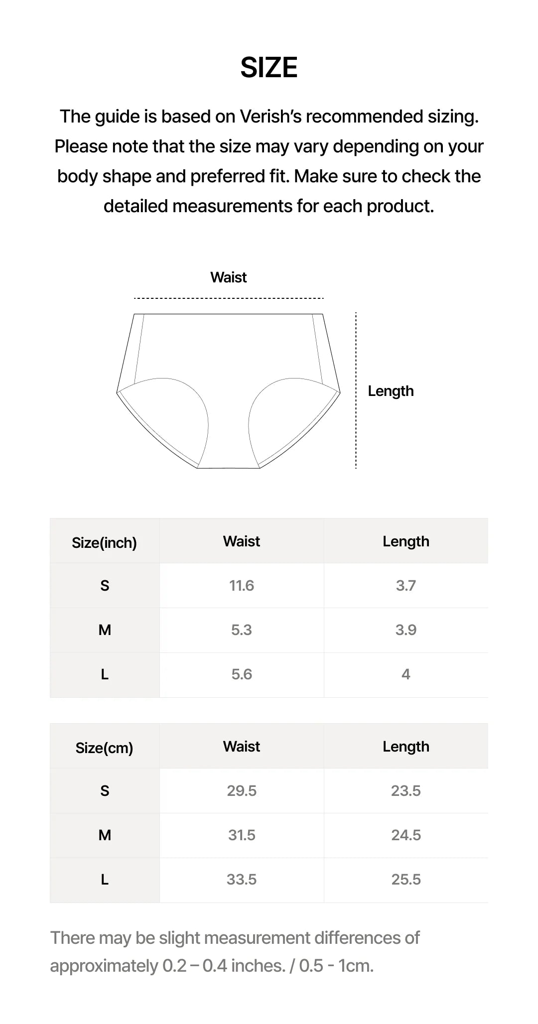 【現貨】韓國 Verish Cool Fit Panty Plus【SM698】