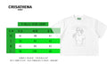 Crisathena 1950s Soda Club Sketch Crop T-Shirt【SM1841】