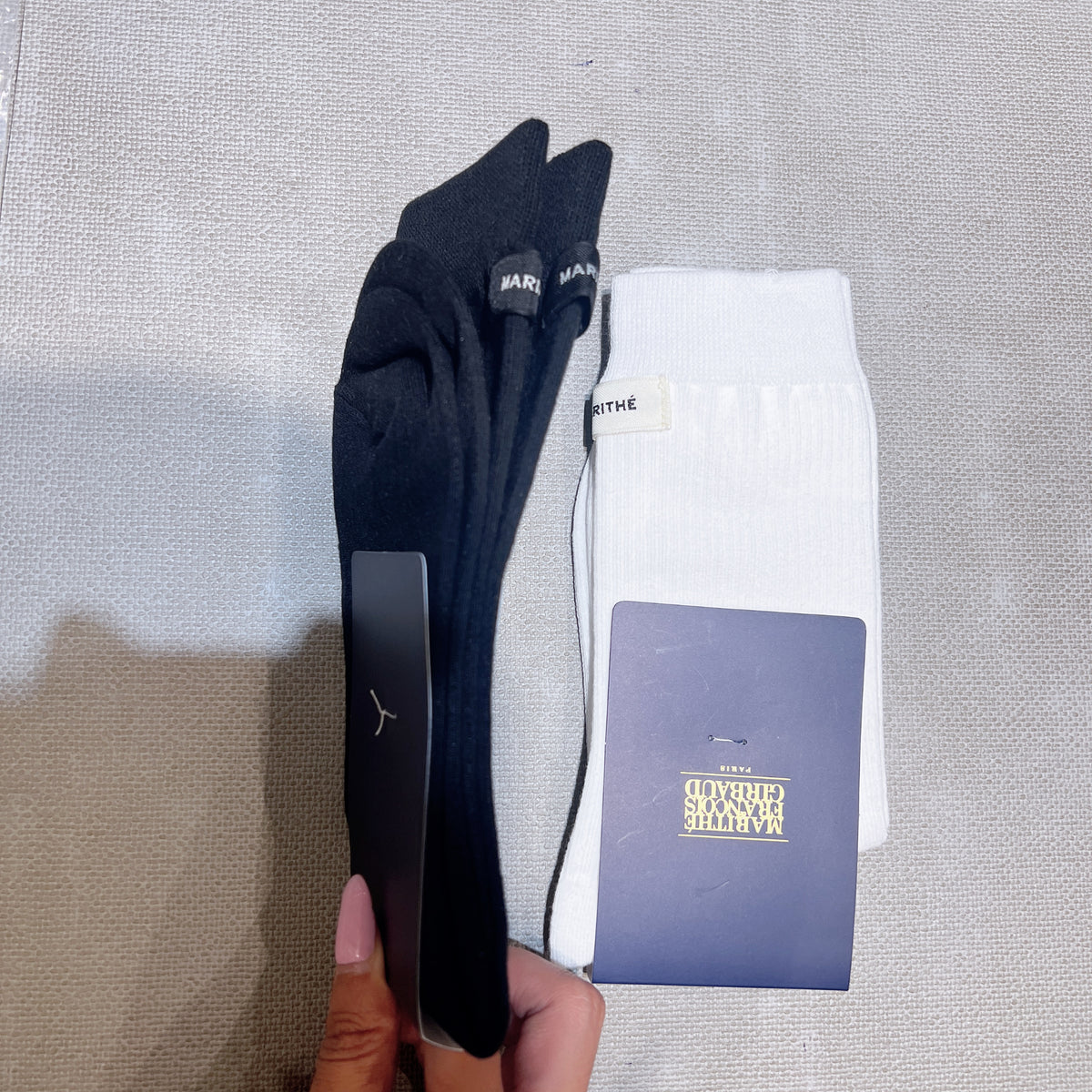 韓國 Marithe Francois Girbaud W Basic Middle Socks【MD334】