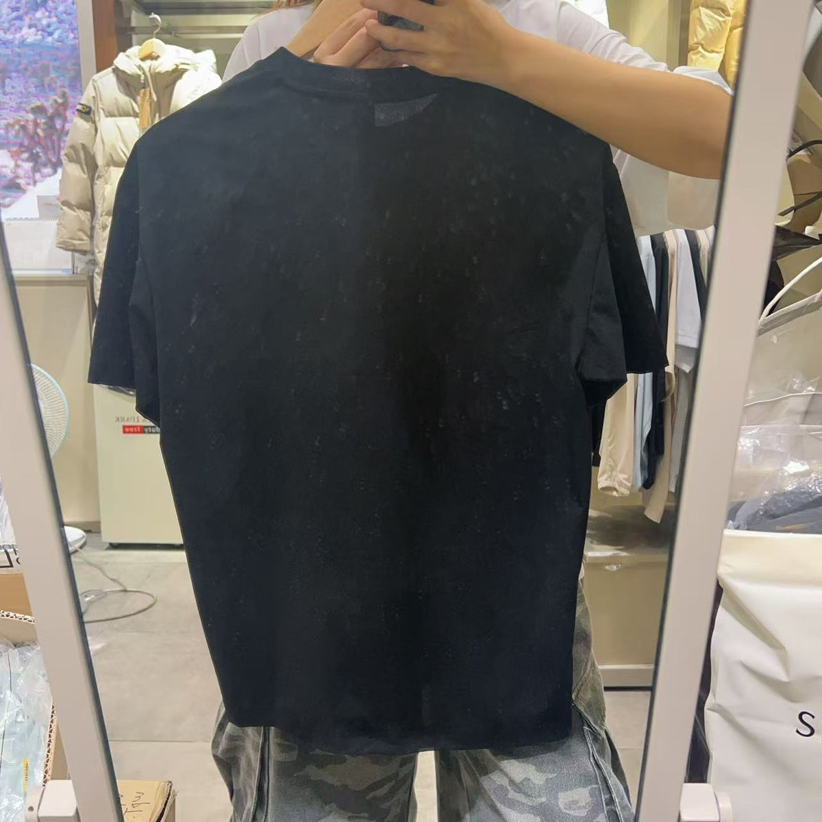 韓國 National Geographic 男女同款 Kraz Semi-Overfit Short Sleeve T-shirt【NG871】
