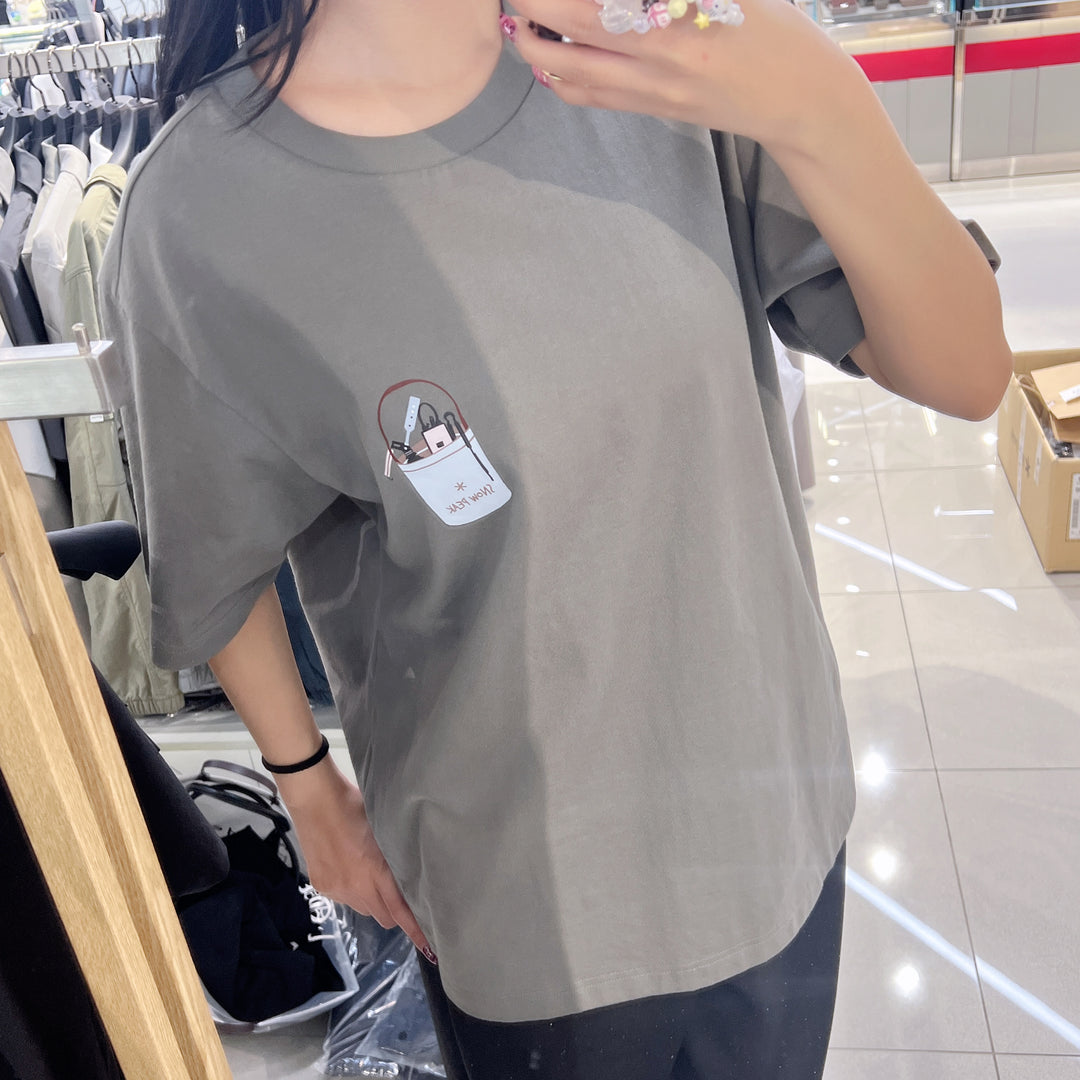 韓國 Snowpeak Cotton Botanic Graphic Short Sleeve T-shirt【SN124】