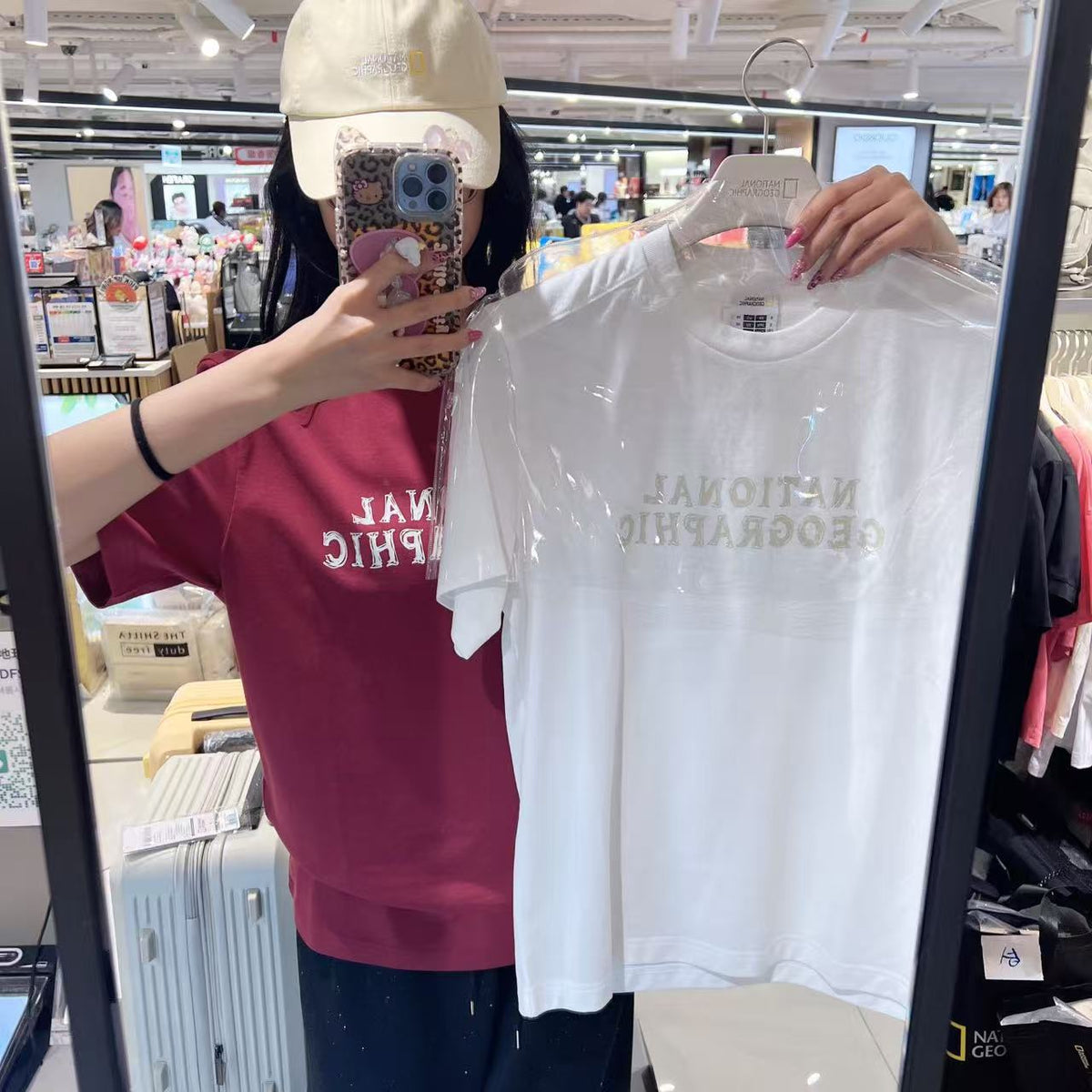 韓國 National Geographic NeoD Big Logo Short Sleeve T-shirt【NG864】