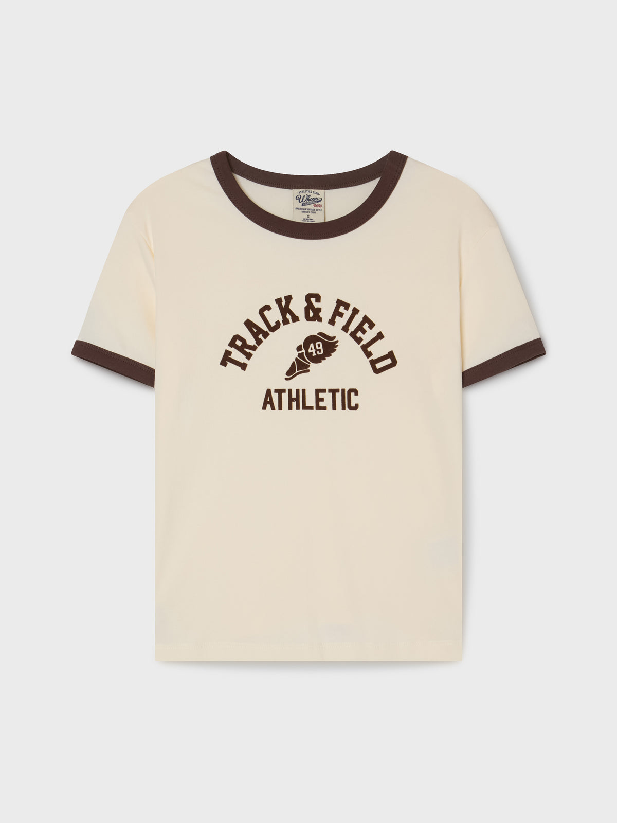 韓國 WhoAU Campus Ringer T-shirt【WA375】