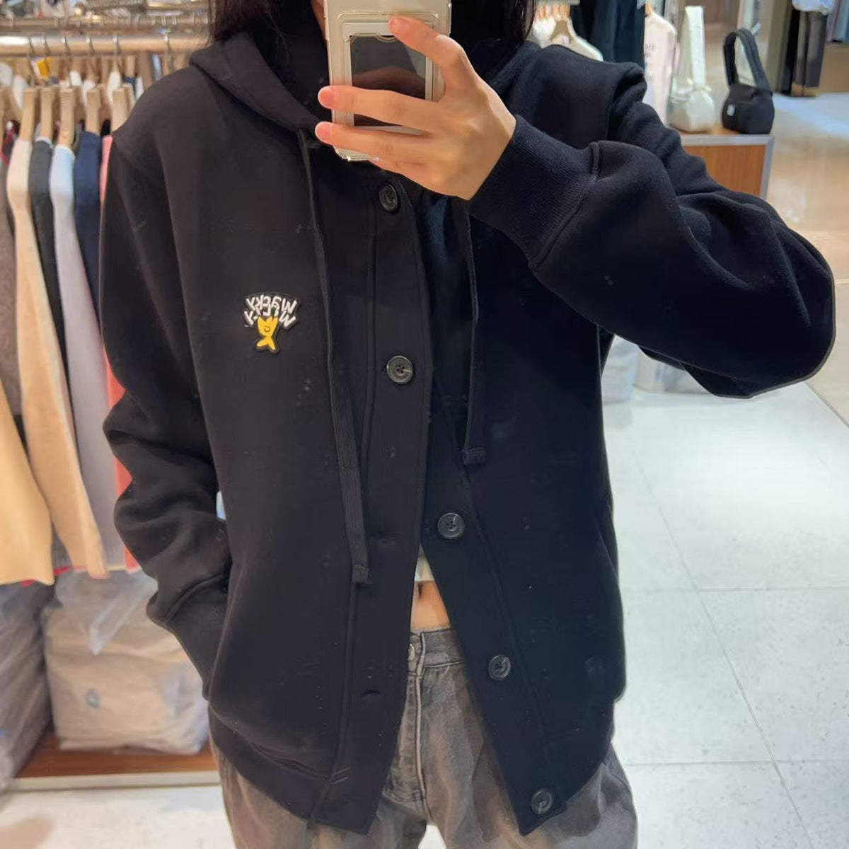 【現貨】韓國 Wacky Willy Hooded Button Cardigan【WW032】