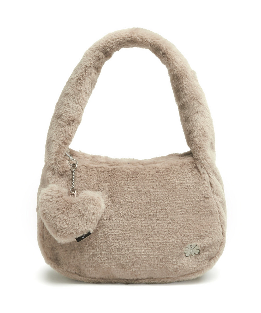 韓國 Mark Gonzales Women's Club Fluffy Handbag【MG140】