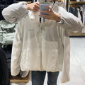 【現貨】韓國 National Geographic Women's Fowlie Stand-Neck Non-Quilted Duck Down Jumper (鴨絨)【NG182】