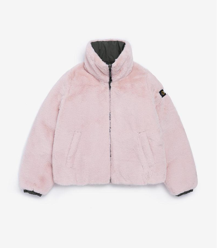韓國 National Geographic 女款 Raelia Eco-fur Reversible Short Down Jumper【NG1138】