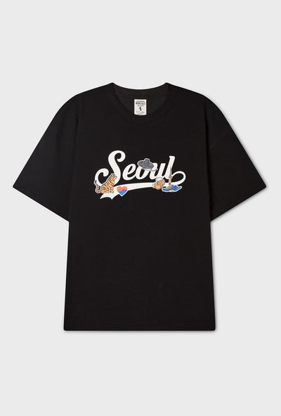 韓國 WhoAU Seoul Sticker T-shirt【WA372】