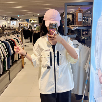韓國 National Geographic Multi-Pocket Short Sleeve Shirt【NG952】
