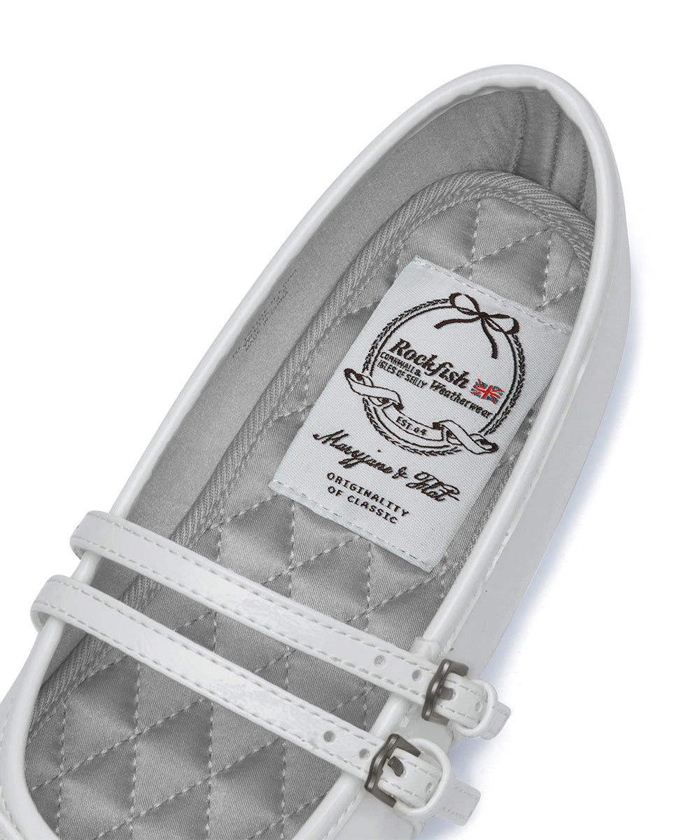 韓國 Rockfish Square Toe Two Strap MJ (Enamel)【RH012】