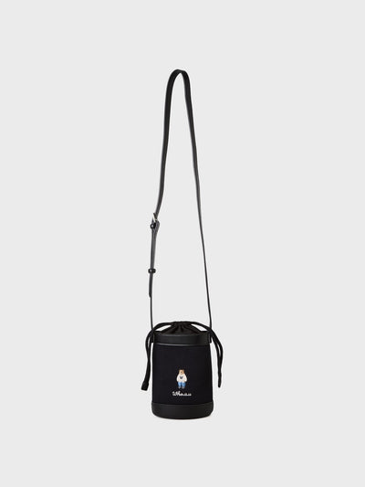 韓國 WhoAU Steve Canvas Bucket Cross Bag【WA403】