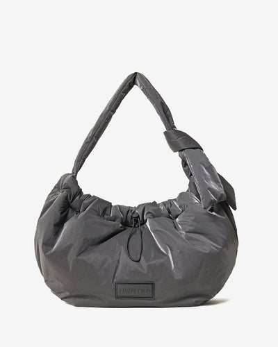 韓國 Hunter Glossy Ribbon Drawstring Shoulder【HR062】