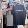 韓國 Snowpeak Cotton Lettering Short Sleeve T-shirt【SN114】