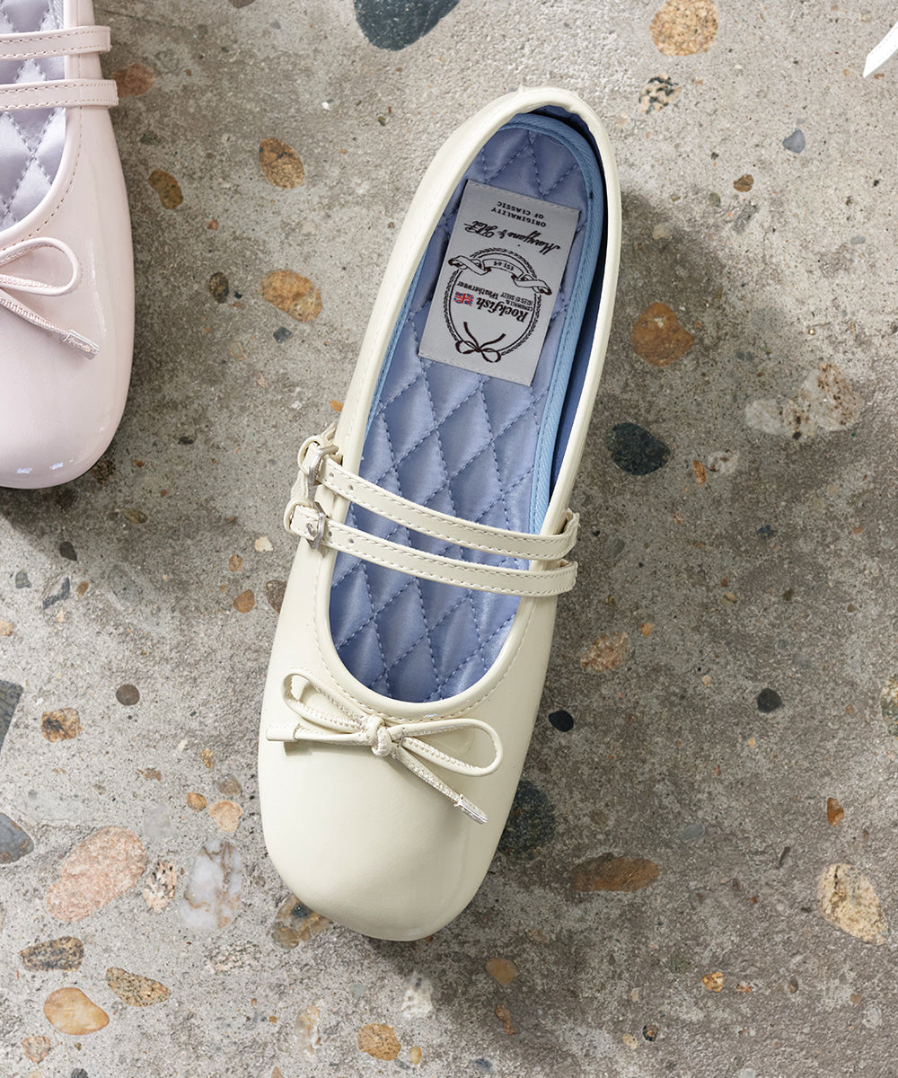 韓國 Rockfish Square Toe Two Strap Mj (4Cm)【RH011】