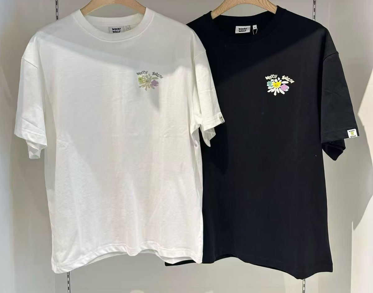 韓國 Wacky Willy Kitsch Graphic Short-Sleeve T-shirt【WW248】