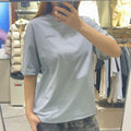 韓國 National Geographic 男女同款 Kraz Back Graphic Semi-Overfit Short Sleeve T-shirt【NG859】