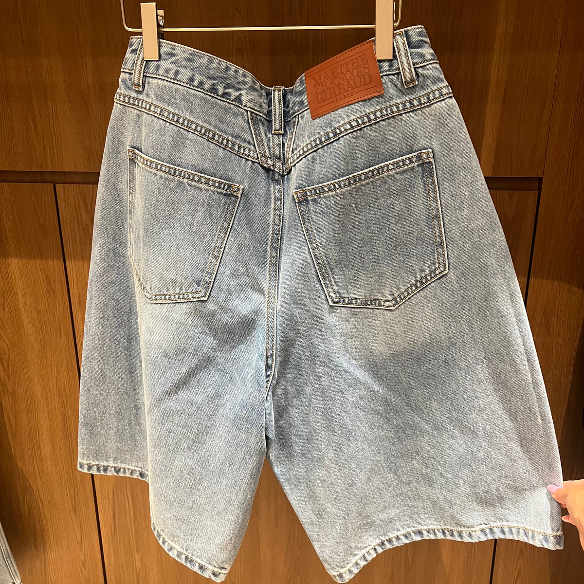 韓國 Marithe Francois Girbaud W Long Bermuda Denim Pants【MD335】