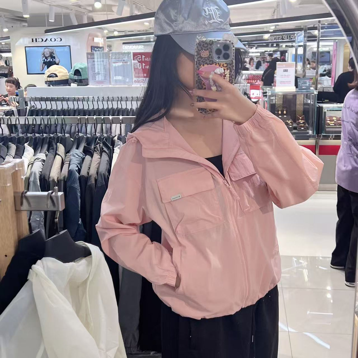 韓國 Snowpeak Root Women's Pocket Windbreaker (防水防曬面料)【SN161】