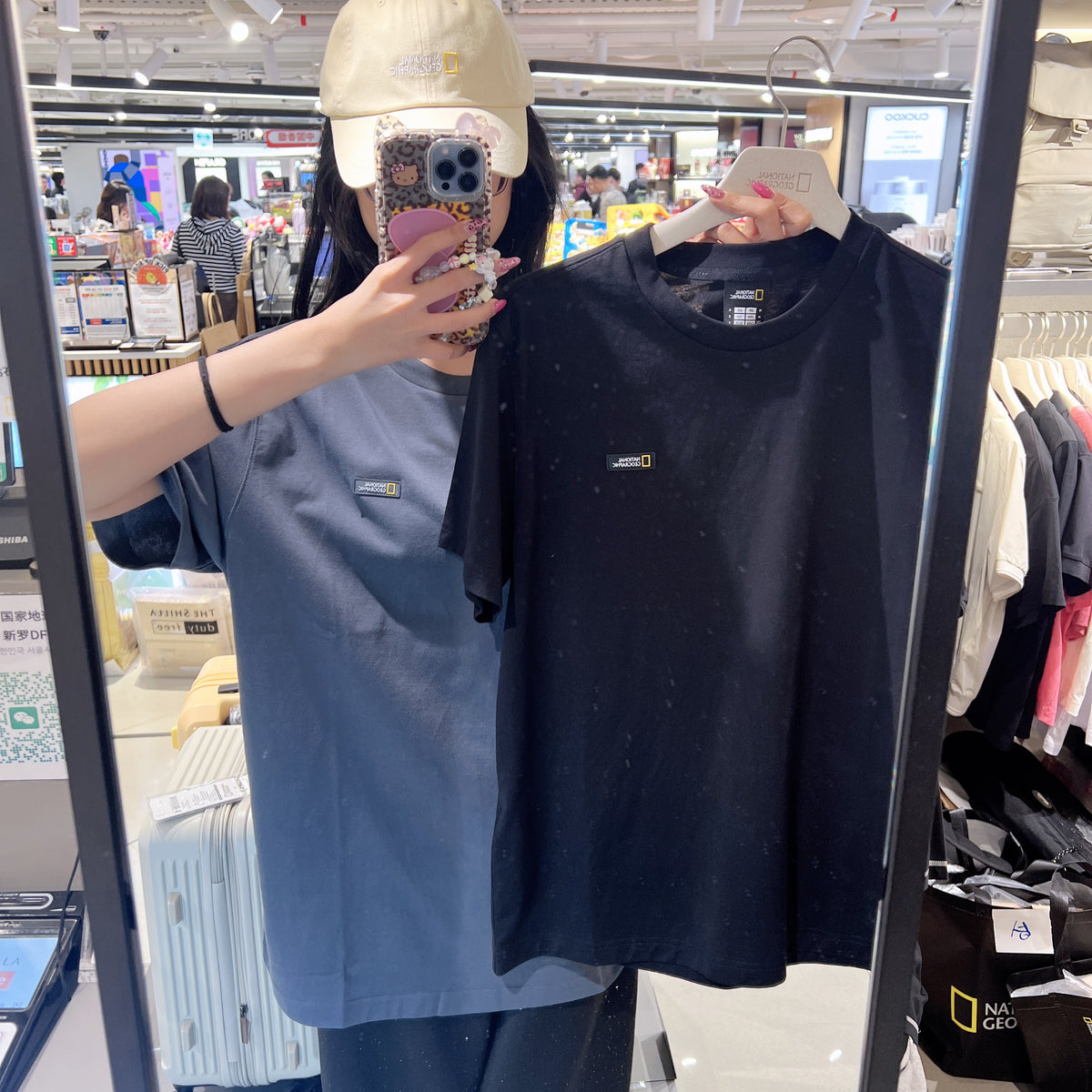 韓國 National Geographic NeoD Small Logo Short Sleeve T-shirt【NG862】