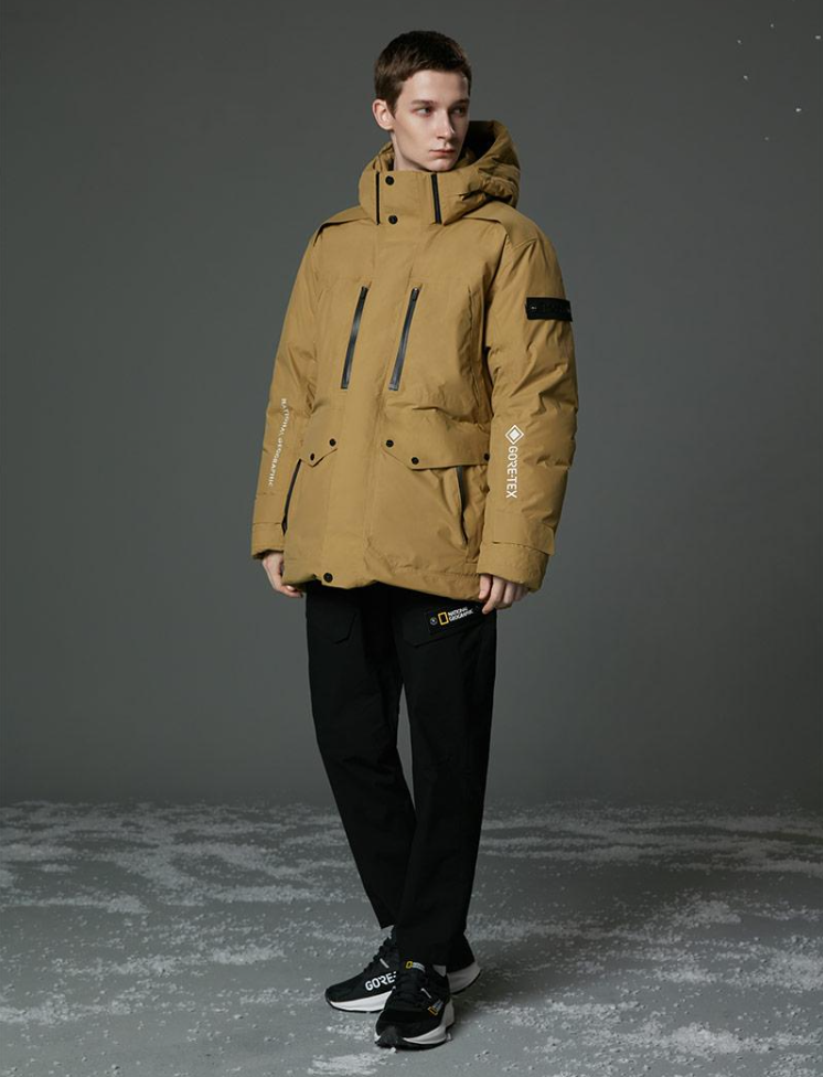 韓國 National Geographic 男款 Polar Bear Gore-Tex Down Jacket【NG1106】