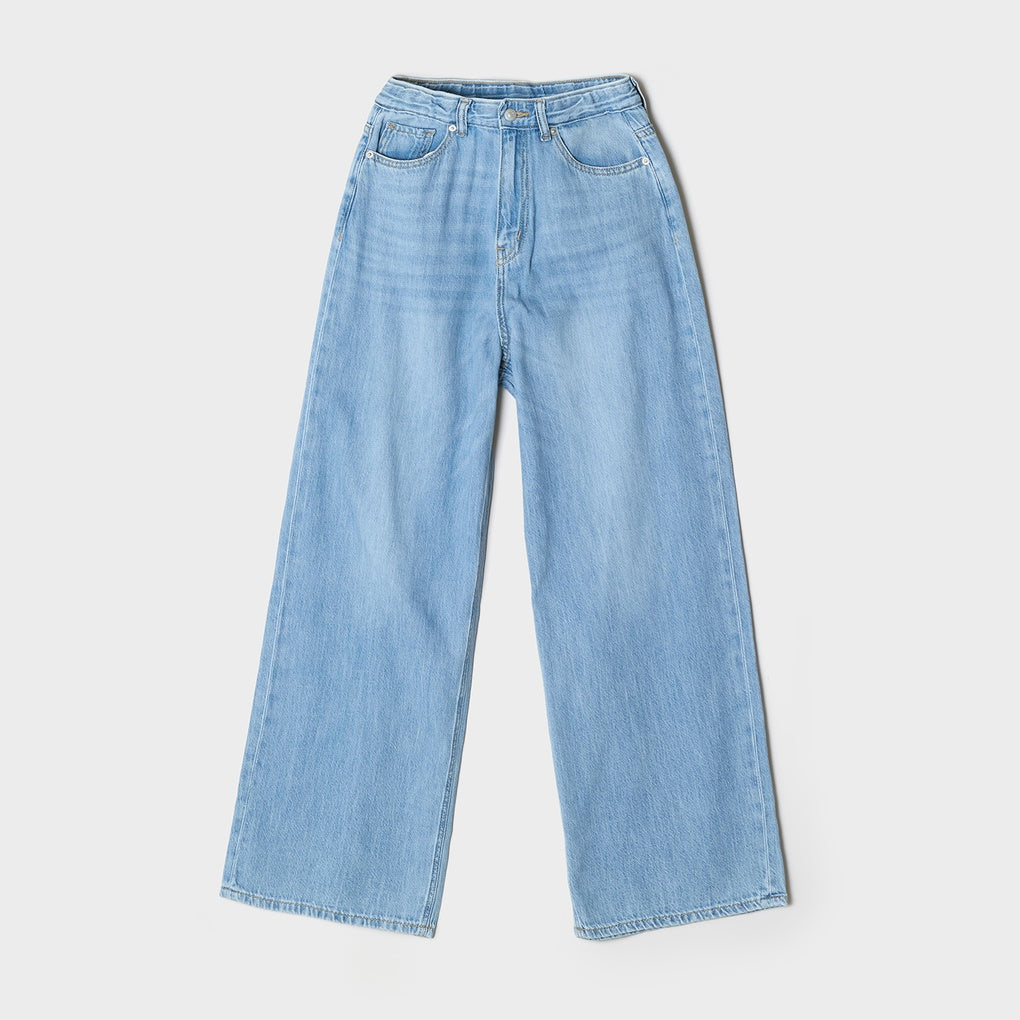 韓國 SPAO Long Wide Jeans【SP444】