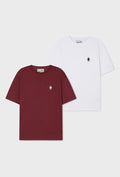 韓國 WhoAU Steve Solid T-shirt 2PACK【WA369】