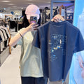 韓國 National Geographic Crow Uni COOL MAX World Map Graphic Basic Fit Short Sleeve T-shirt【NG969】