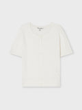 韓國 WhoAU Punching Skashi Short Sleeve Cardigan【WA328】