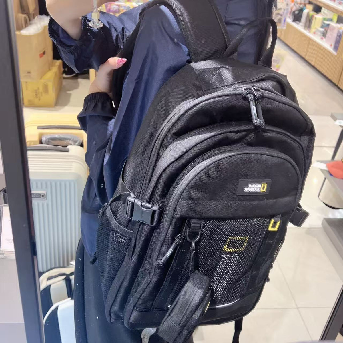 韓國 National Geographic Patch Backpack【NG912】
