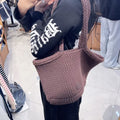 韓國 Marithe Francois Girbaud Classic Logo Net Shoulder Bag【MD276】