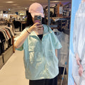 韓國 National Geographic Felice Cooling Taslan Short Sleeve Hooded Full-Zip Jumper【NG966】
