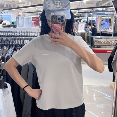 韓國 Snowpeak Sorona Women's Semi-Crop Short Sleeve T-Shirt【SN156】