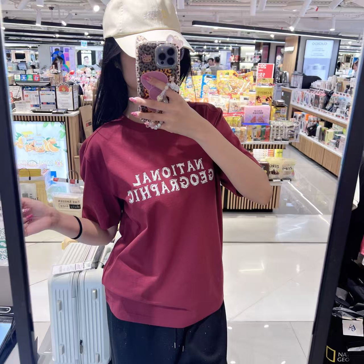 韓國 National Geographic NeoD Big Logo Short Sleeve T-shirt【NG864】