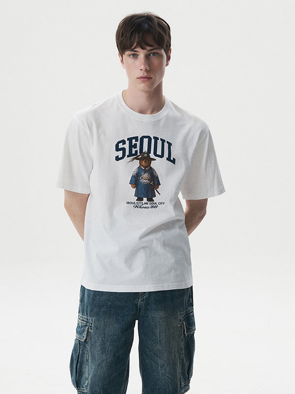 韓國 WhoAU Joseon King Steve T-shirt【WA381】