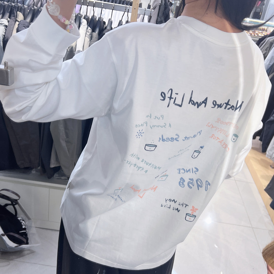 韓國 Snowpeak Aerocool Crayon Long Sleeve T-shirt (涼爽速乾面料)【SN147】