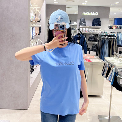 韓國 Calvin Klein Slim-fit Calvin Klein logo tee【SC347】