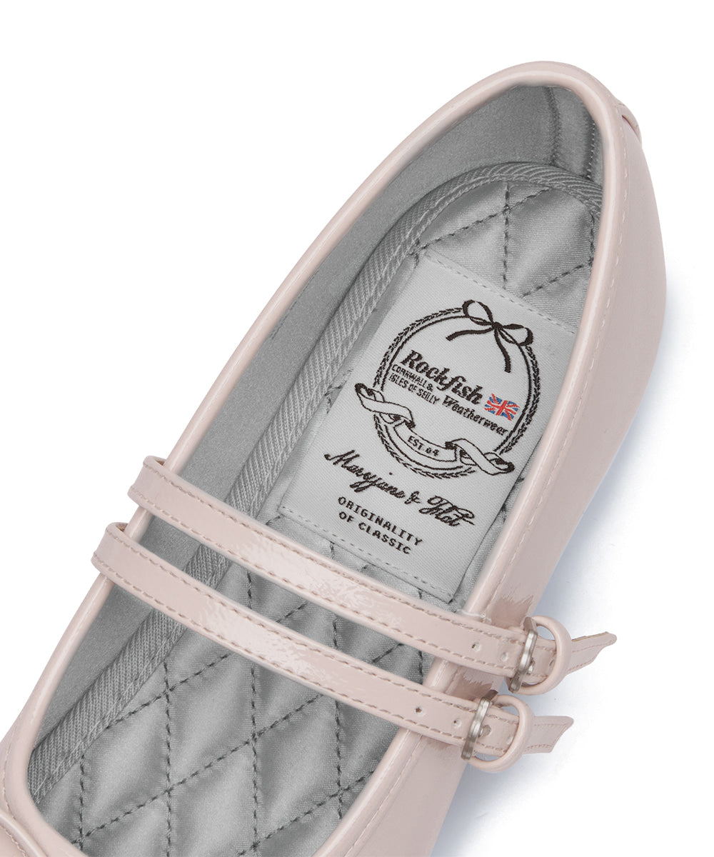 韓國 Rockfish Square Toe Two Strap Mj (4Cm)【RH011】