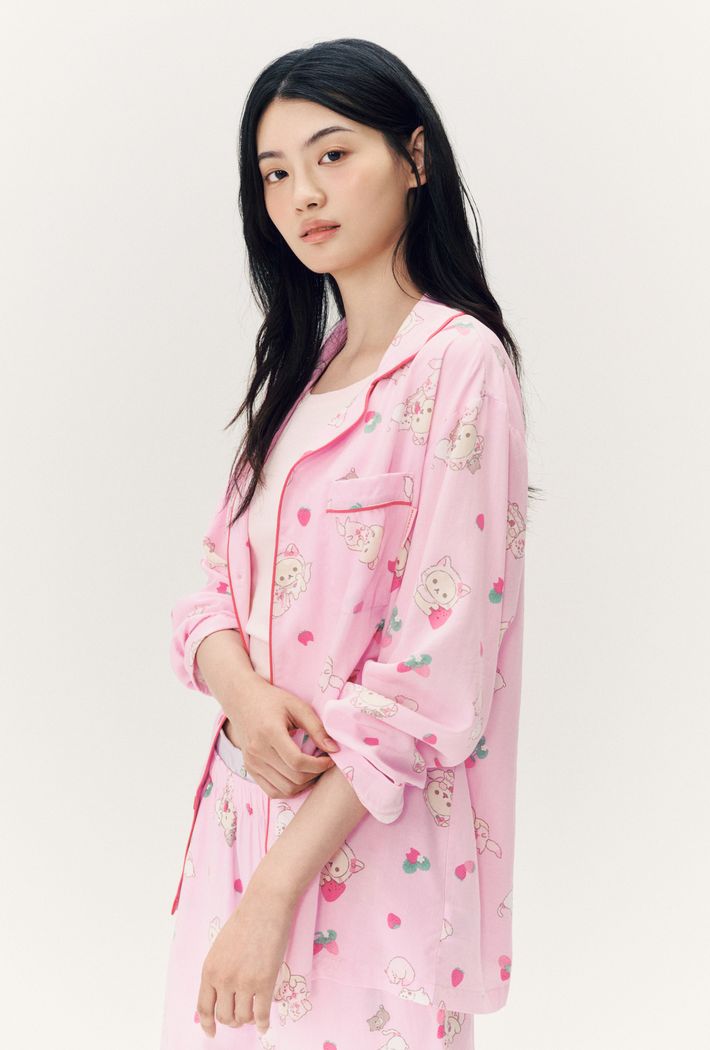 韓國 SPAO Rilakkuma Long-sleeve Pajamas【SP469】