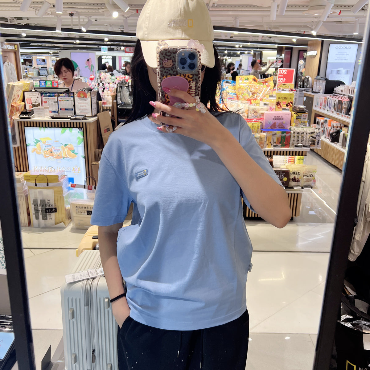 韓國 National Geographic NeoD Small Logo Short Sleeve T-shirt【NG862】