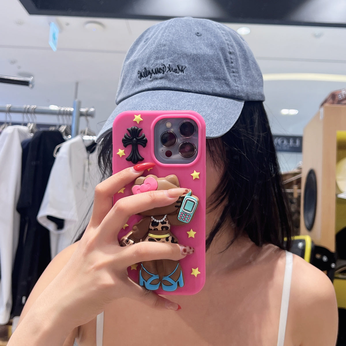 韓國 Mark Gonzales Sign Logo Washed Basic Ball Cap【MG276】