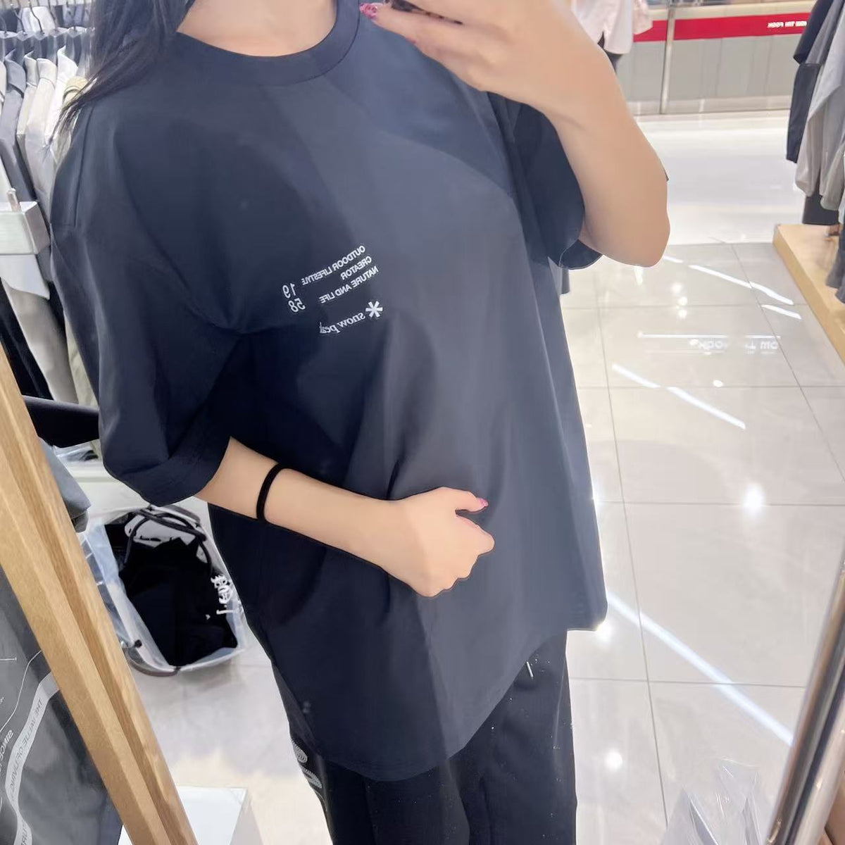 韓國 Snowpeak 37.5 Lettering Short Sleeve T-shirt (防水防曬面料體溫調節37.5°技術)【SN139】