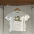 韓國 Wacky Willy Women's Check Lily Semi-Crop Short Sleeve T-shirt【WW241】