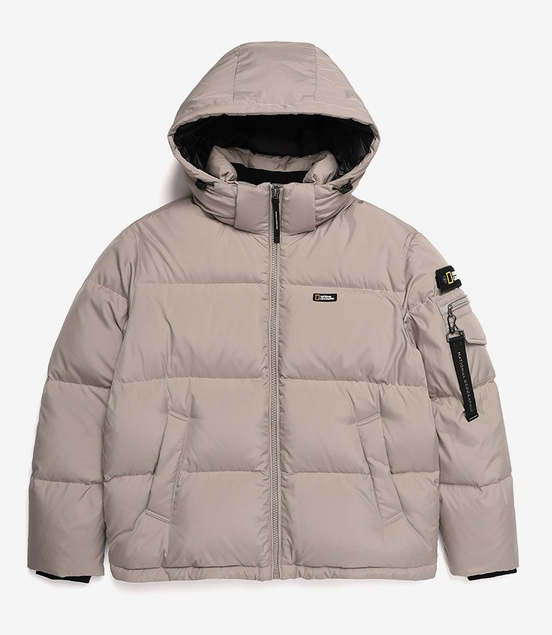 韓國 National Geographic 男款 Short Duck Down Hoodie Jumper【NG1122】