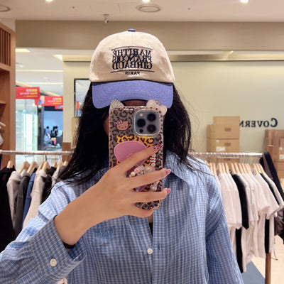 韓國 Marithe Francois Girbaud Classic Logo Panel Color Block Cap【MD093】