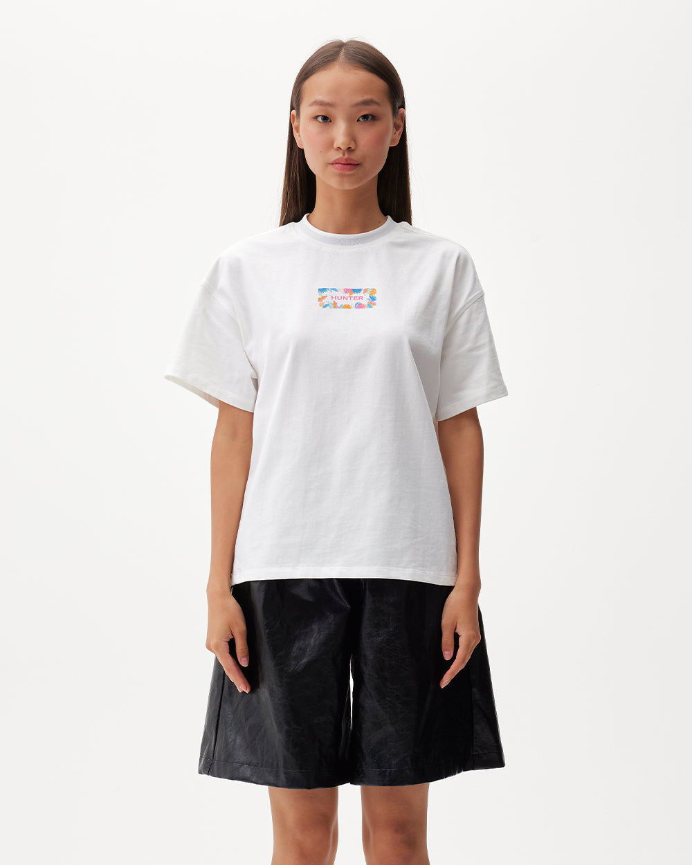韓國 Hunter Unisex Play Season Tropical Logo Tee【HR044】