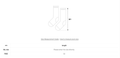 韓國 Satur (W) See-Through Ribbed Socks【SR395】